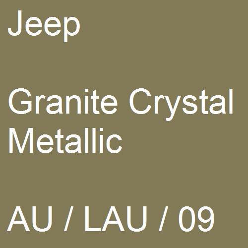 Jeep, Granite Crystal Metallic, AU / LAU / 09.
